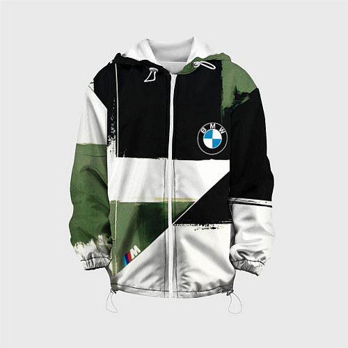 Детская куртка BMW логотип / 3D-Белый – фото 1