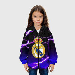 Куртка с капюшоном детская Real Madrid storm, цвет: 3D-черный — фото 2