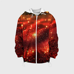 Детская куртка Красная зернистая текстура