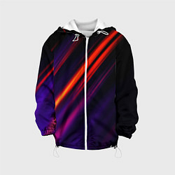 Куртка с капюшоном детская Multicolored, цвет: 3D-белый