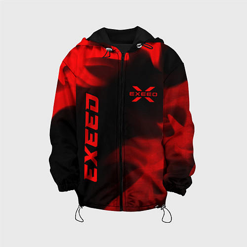 Детская куртка Exeed - red gradient вертикально / 3D-Черный – фото 1