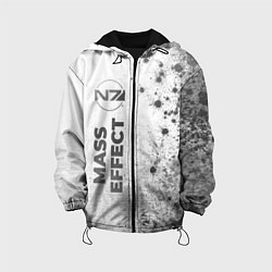 Куртка с капюшоном детская Mass Effect - white gradient по-вертикали, цвет: 3D-черный