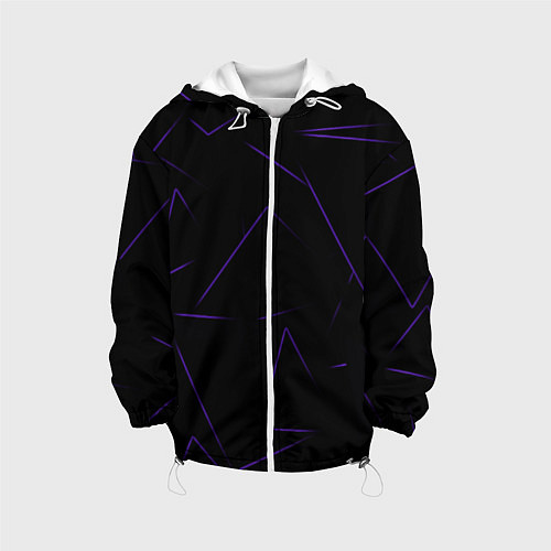 Детская куртка Color purple line / 3D-Белый – фото 1