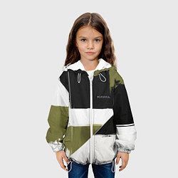 Куртка с капюшоном детская Haval логотип, цвет: 3D-белый — фото 2