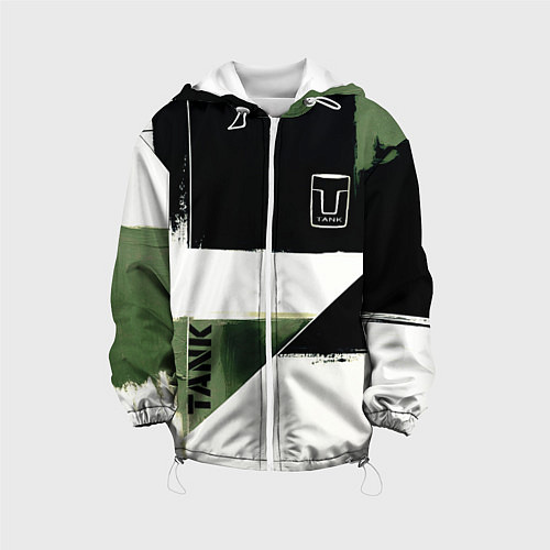 Детская куртка Tank логотип машины / 3D-Белый – фото 1
