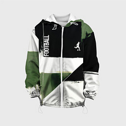 Детская куртка Футбол на фоне брызг красок