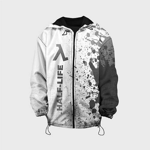 Детская куртка Half-Life - white gradient по-вертикали / 3D-Черный – фото 1