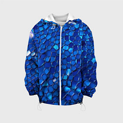 Детская куртка Блестящие синие отражения