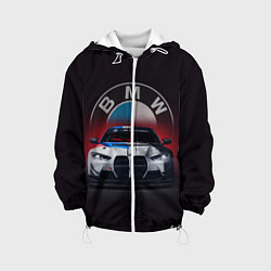 Детская куртка BMW на красном фоне