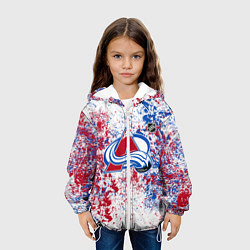 Куртка с капюшоном детская Colorado Avalanche NHL white, цвет: 3D-белый — фото 2