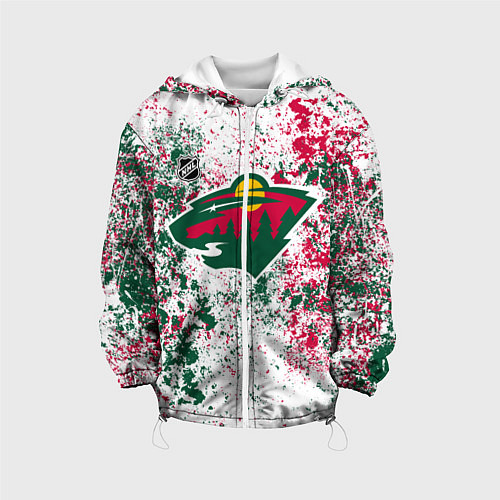 Детская куртка Minnesota Wild NHL white / 3D-Белый – фото 1