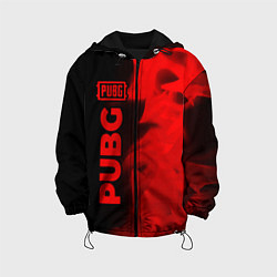 Детская куртка PUBG - red gradient по-вертикали