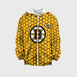 Детская куртка Бостон Брюинз - желтые соты