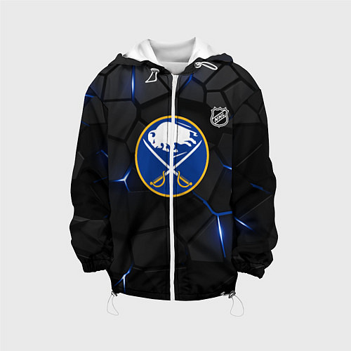 Детская куртка Баффало Сейбрз - НХЛ хоккей / 3D-Белый – фото 1