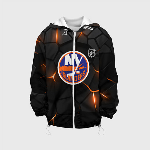 Детская куртка Нью Йорк Айлендерс - НХЛ хоккей / 3D-Белый – фото 1