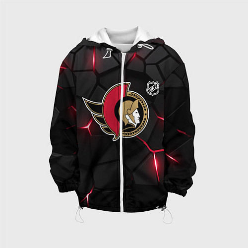 Детская куртка Оттава Сенаторз - НХЛ хоккей / 3D-Белый – фото 1