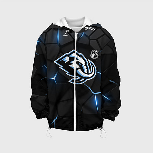 Детская куртка Юта Маммот - НХЛ хоккей / 3D-Белый – фото 1