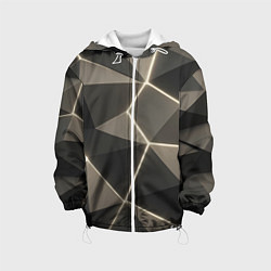 Детская куртка Серая объемная текстура с гранями