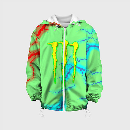 Детская куртка Monster energy storm electrix / 3D-Белый – фото 1
