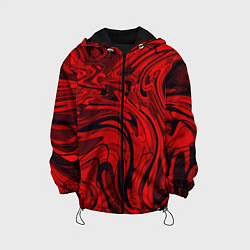 Детская куртка Красный смешение пластика