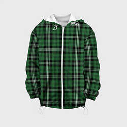 Детская куртка Checkered green