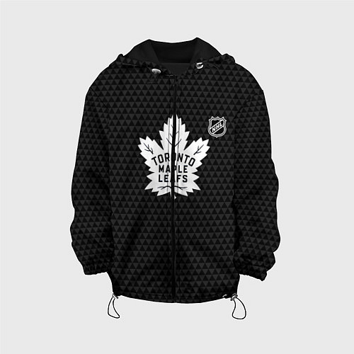 Детская куртка Торонто Мейпл Лифс - черные треугольники / 3D-Черный – фото 1