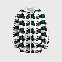 Детская куртка Motorbike dark green