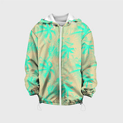 Детская куртка Palm light blue