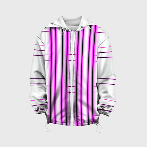 Детская куртка Neon pink / 3D-Белый – фото 1