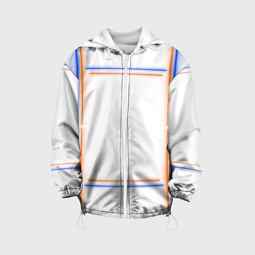 Детская куртка Neon white orange blue / 3D-Белый – фото 1