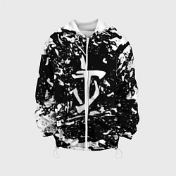 Детская куртка Doom краски белые штрихи