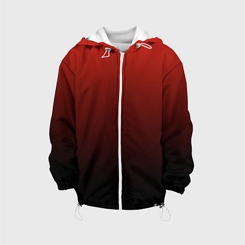 Детская куртка Red gradient / 3D-Белый – фото 1