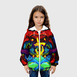 Куртка с капюшоном детская Doom hyper monster, цвет: 3D-белый — фото 2