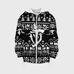 Детская куртка Doom x elders scrolls pattern