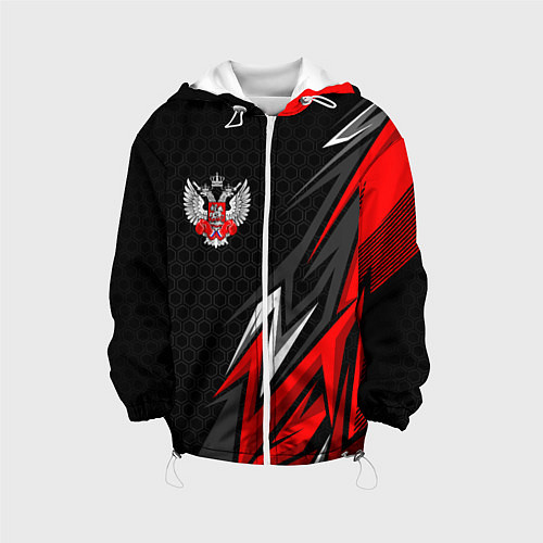 Детская куртка Федерация бокса - Россия / 3D-Белый – фото 1