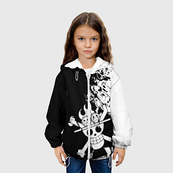 Куртка с капюшоном детская Символ Эйса, цвет: 3D-белый — фото 2