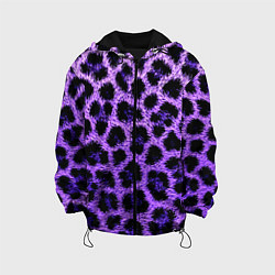 Детская куртка Леопардовый фиолетовый