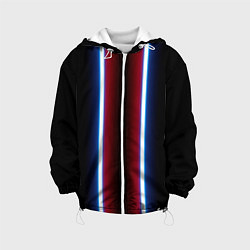 Детская куртка Color white blue red neon
