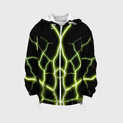 Детская куртка Color green black