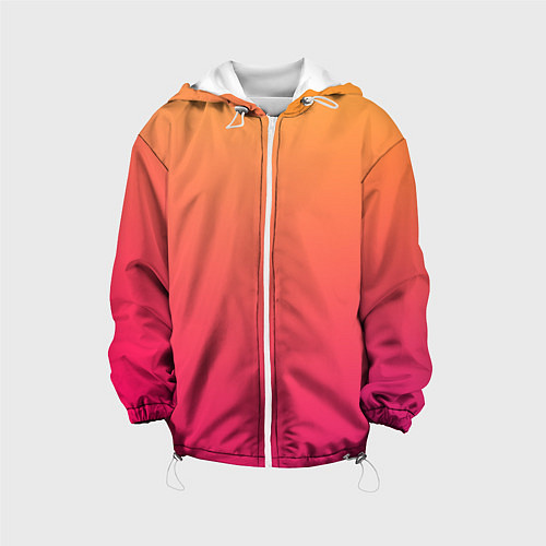 Детская куртка Color orange pink / 3D-Белый – фото 1