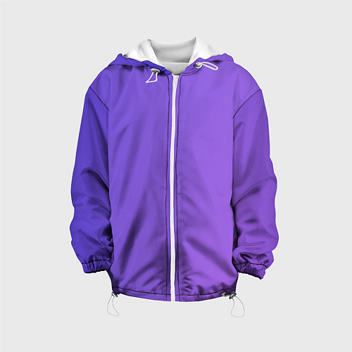 Детская куртка Color purple gradient / 3D-Белый – фото 1