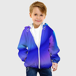 Куртка с капюшоном детская The color is multicolored, цвет: 3D-белый — фото 2