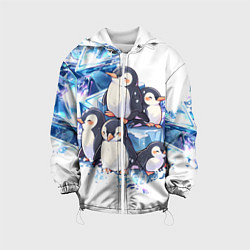 Детская куртка Пингвины и лёд