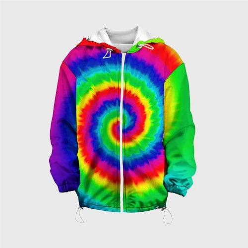 Детская куртка Tie dye / 3D-Белый – фото 1