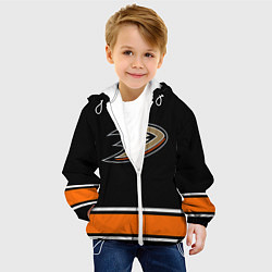 Куртка с капюшоном детская Anaheim Ducks Selanne, цвет: 3D-белый — фото 2