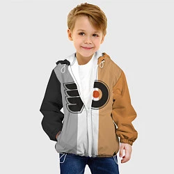 Куртка с капюшоном детская Philadelphia Flyers, цвет: 3D-белый — фото 2