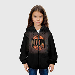 Куртка с капюшоном детская DOOM Fire, цвет: 3D-черный — фото 2