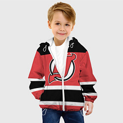 Куртка с капюшоном детская New Jersey Devils, цвет: 3D-белый — фото 2