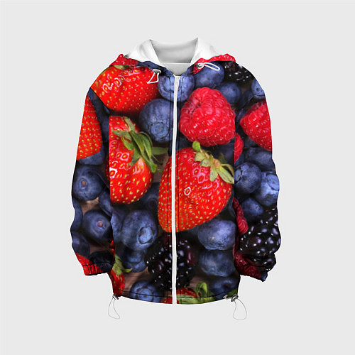 Детская куртка Berries / 3D-Белый – фото 1
