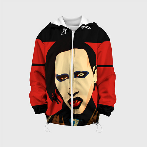 Детская куртка Mаrilyn Manson / 3D-Белый – фото 1